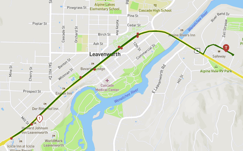 Route 32 Shuttle Map